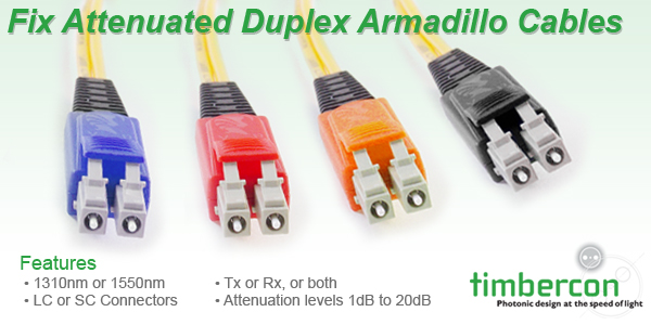 Timbercon Announces Fix Attenuated Armadillo Cable Assemblies