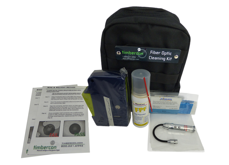 Timbercon Announces New Fiber Optic Cleaning Kits!